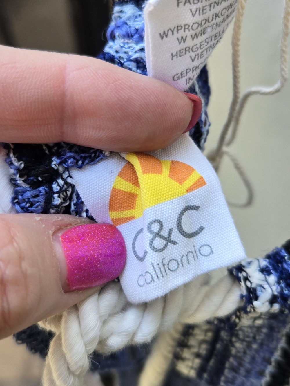 C&C California Blue Striped Swim Cover - Picture 7 of 9